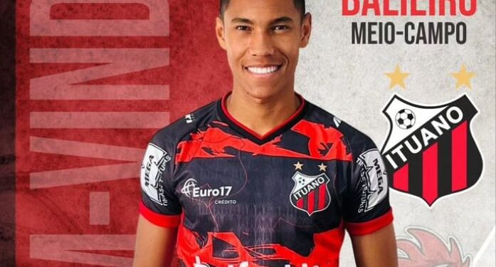 Santos empresta Vinícius Balieiro ao Ituano até o fim da Série B do Brasileirão