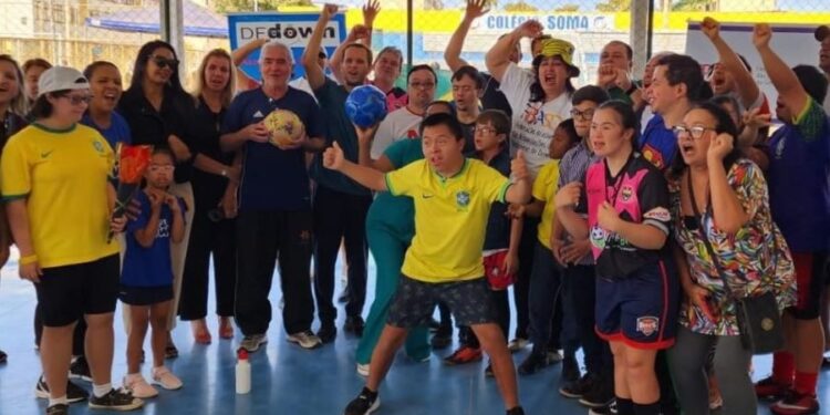 DF tem 1º time de futsal formado por jogadores com síndrome de Down
