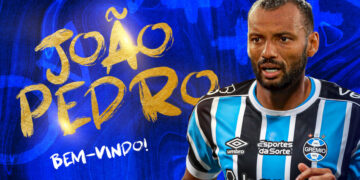 Grêmio anuncia contratação de João Pedro, atacante ex-Santos