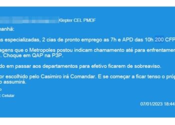 PMDF usou militares com “pior formação” e “menor experiência” no 8/1, aponta PGR