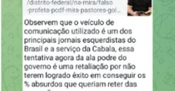 Fiéis inundam grupos no Telegram em defesa de pastor picareta; veja