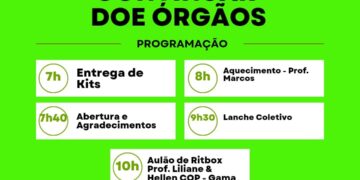Treinão com atletas transplantados incentiva a doação de órgãos no DF
