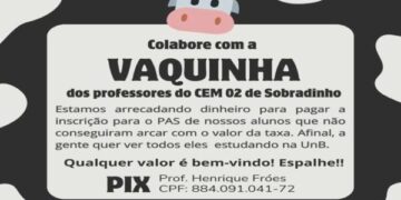 Professores criam vaquinha e ajudam alunos pobres com inscrição no PAS