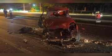 DF: colisão mata uma pessoa e deixa outra ferida na madrugada de Natal