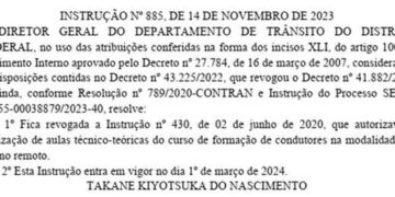 Aulas para tirar carteira de motorista no DF voltam a ser presenciais