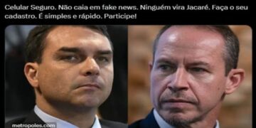 Cappelli compartilha elogio de Flávio Bolsonaro ao app Celular Seguro