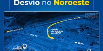 Obras no Noroeste alteram trânsito na região a partir desta 4ª feira