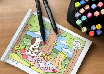 Bobbie Goods: benefícios de livros para colorir vão além do bem-estar