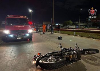 Motociclista morre ao atingir cavalo que atravessava Via Estrutural
