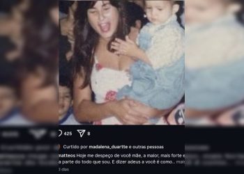 Após enterro, filho que matou mãe e vai ficar preso postou: “Meu amor”