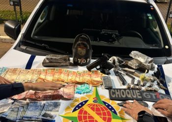 Suspeito de tráfico reage à prisão e é baleado por PMs no DF