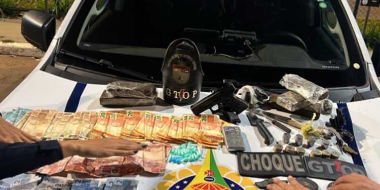 Suspeito de tráfico reage à prisão e é baleado por PMs no DF