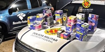 Motorista é flagrado com carga ilegal de cigarros eletrônicos no DF