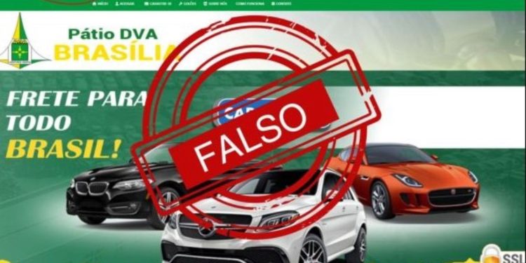 Leilão falso: Detran-DF alerta sobre golpe aplicado por site
