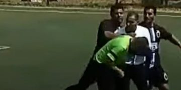 Jogador que deu soco em juiz e fugiu terá de pagar R$ 5 mil à vítima