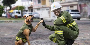 Max, o “ator” caramelo, protagoniza ação sobre segurança elétrica