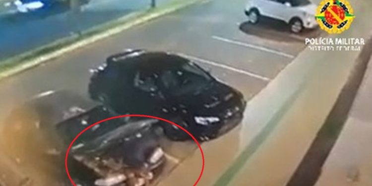 Ladrão que furtou diversas placas de carro na Asa Norte é preso. Vídeo