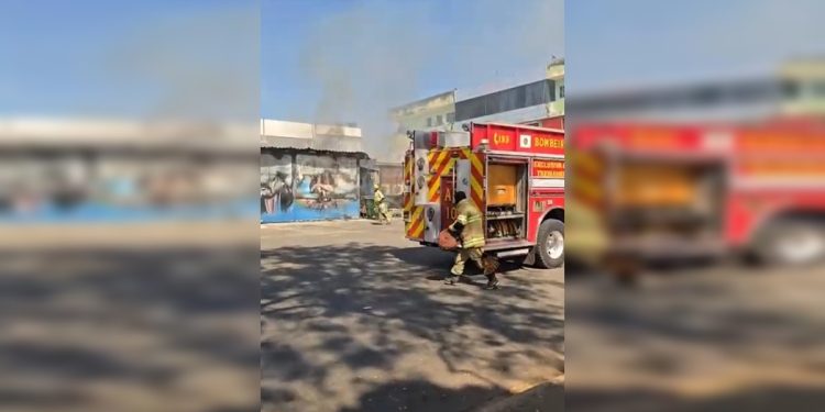 Vídeo: incêndio em supermercado deixa 4 pessoas intoxicadas por fumaça