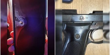 Treta com médico: PMDF apreende arma do Exército e iPhone “baleado”