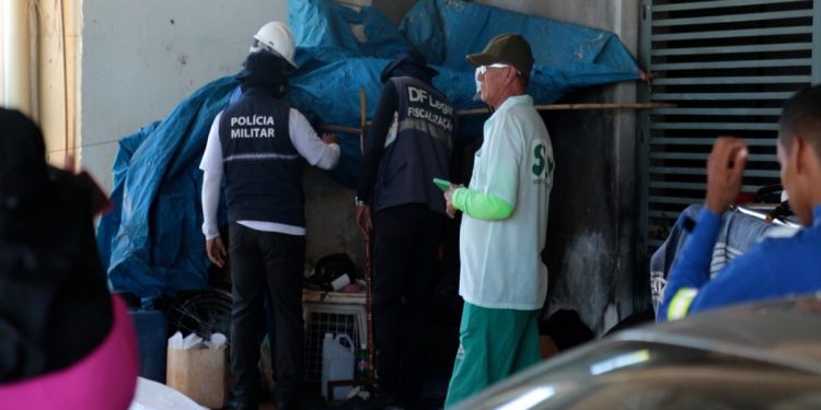 GDF começa ação para acolher pessoas em situação de rua na Asa Sul