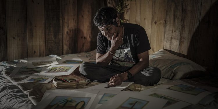 O primeiro indígena com obras de arte compradas pelo Museu de Arte do Rio Grande do Sul