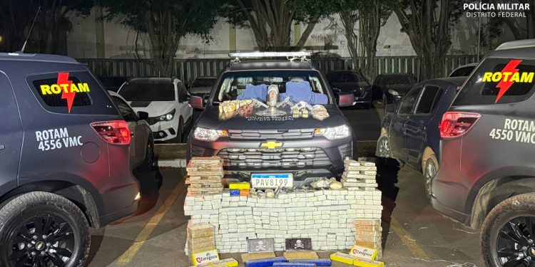 Dupla é presa com arsenal de armas, munição e drogas no DF