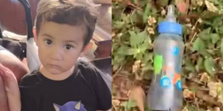 Menino de 2 anos desaparece dentro de casa e mamadeira é achada em rio