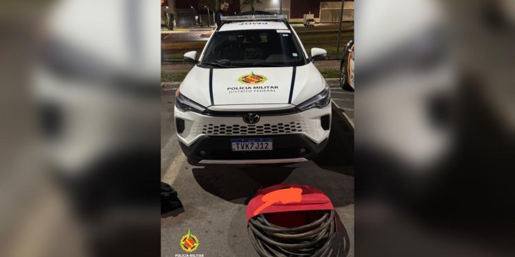 Homem envolvido em diversos furtos de fio de cobre é preso no DF