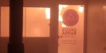 Academia Gracie Barra fica destruída após incêndio no Jardim Botânico