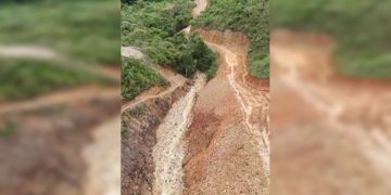 Novo desabamento de lixão atingiu córrego e contaminou água