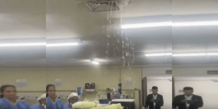 Vazamento em tubulação alaga UTI do Hospital de Base em Brasília