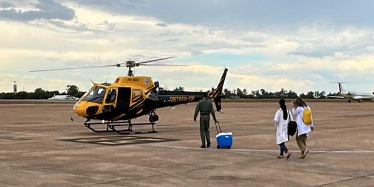 Detran-DF faz operação e entrega coração para transplante em 3 minutos