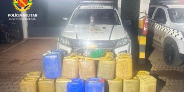 Polícia Militar flagra furto de combustível e prende homem no DF