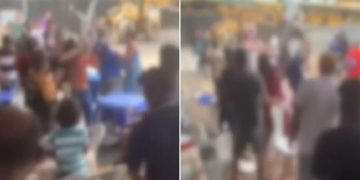 “Confra” entre servidores acaba em pancadaria com direito a cadeiradas