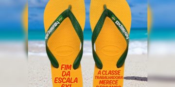Havaianas: entidade usa polêmica para pressionar fim da escala 6×1