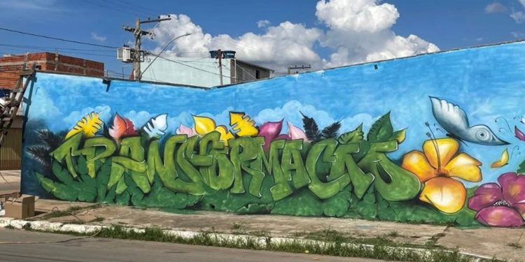 PCDF e grafiteiros se unem para revitalizar muros pichados pelo PCC