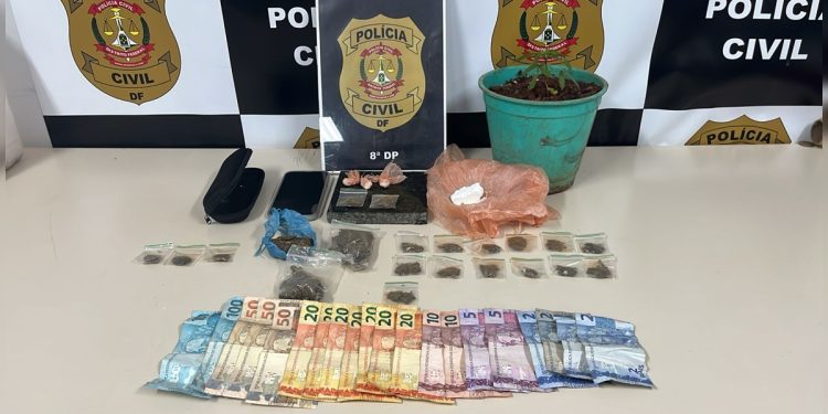 Grupo usava parentes e conhecidos para vender drogas em pontos do DF