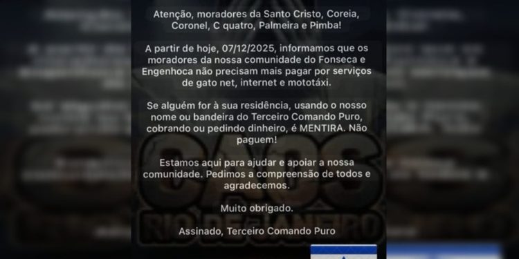 TCP manda suspender cobrança de “gatonet” e mototáxi em áreas críticas