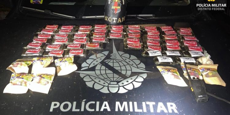 De ecstasy a haxixe: PM apreende grande quantidade de drogas no DF