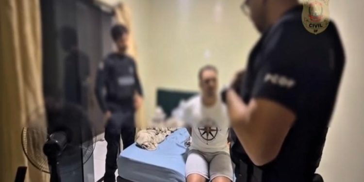 Vídeo mostra momento da prisão de técnico que matou três em UTI no DF. Veja vídeo