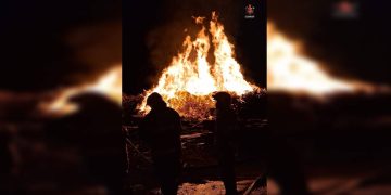 Incêndio em madeiras mobiliza bombeiros durante a madrugada no DF