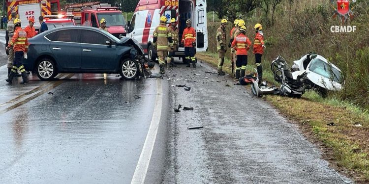 Homem fica ferido em estado grave após acidente em curva da DF-280