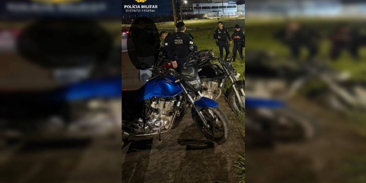 Polícia flagra racha de motos durante evento clandestino no DF