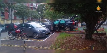 Motorista é preso após bater em central de gás de prédio na Asa Norte