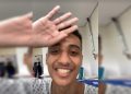 Jovem baleado por PM no Entorno deixa hospital após quase dois meses. Veja vídeo
