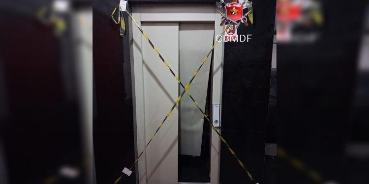 Duas pessoas ficam feridas após elevador despencar em prédio do DF