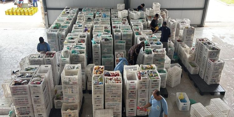 Supercopa: Flamengo x Corinthians na Arena BRB arrecadou 14 toneladas de alimentos