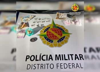 PM prende homem com grande quantidade de haxixe “dry” e R$ 964 no DF. Veja vídeo