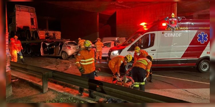 PM atropelado ao socorrer vítimas de acidente quebrou costelas e lesionou fígado