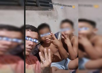 Traficante da Feira do Rolo postava crianças fazendo sinal de tráfico